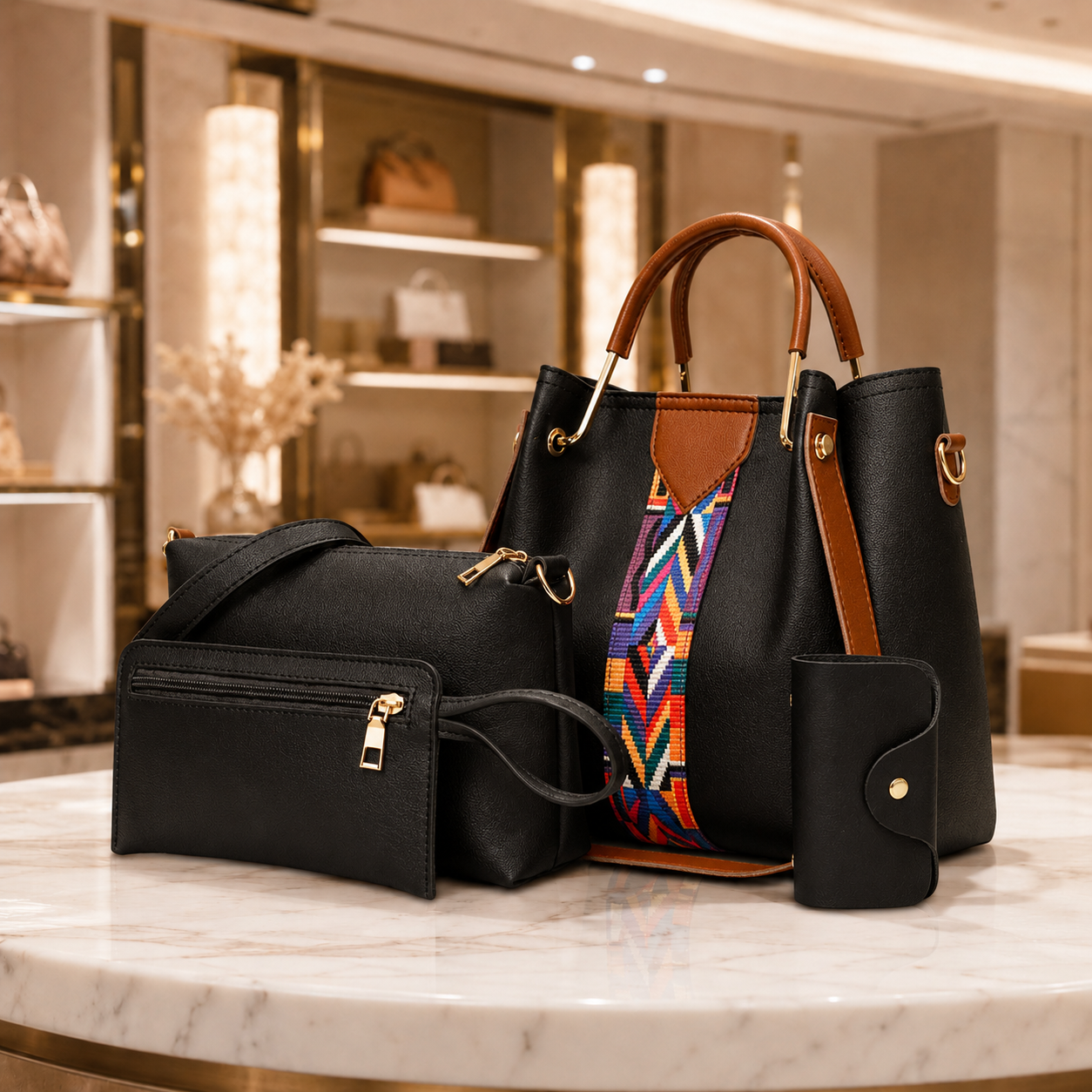 Aveline 4-Piece Matching Bag Set