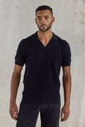 Alick Short Sleeve Polo Shirt - Navy