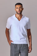Alick Short Sleeve Polo Shirt - White